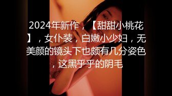 2024年新作，【甜甜小桃花】，女仆装，白嫩小少妇，无美颜的镜头下也颇有几分姿色，这黑乎乎的阴毛