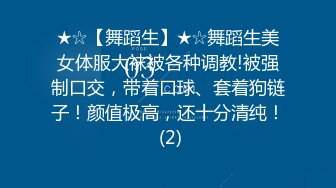 ★☆【舞蹈生】★☆舞蹈生美女体服大袜被各种调教!被强制口交，带着口球、套着狗链子！颜值极高，还十分清纯！ (2)