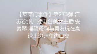 【某某门事件】第273弹 江苏徐州广播电台美女主播 安素琴 淫骚母狗与男友玩在高速上边开车边口交