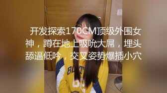   开发探索170CM顶级外围女神，蹲在地上吸吮大屌，埋头舔逼低吟，交叉姿势爆插小穴