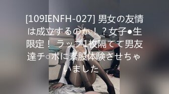 [109IENFH-027] 男女の友情は成立するのか！？女子●生限定！ ラップ1枚隔てて男友達チ○ポに素股体験させちゃいました♪