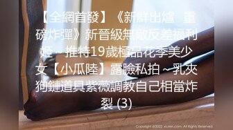 【全網首發】《新鮮出爐☀重磅炸彈》新晉級無敵反差福利姬～推特19歲極品花季美少女【小瓜陸】露臉私拍～乳夾狗鏈道具紫薇調教自己相當炸裂 (3)